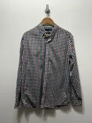 トミーヒルフィガー チェック 長袖シャツ L