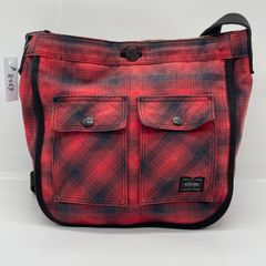 新品 ヘッドポーター タータンチェック ショルダ ーバッグHEAD PORTER