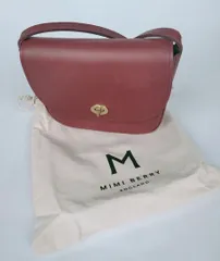 Mimi Berry レザーショルダーバッグ 赤 レザーバッグ 斜め掛けバッグ バッグ レディースのサムネイル