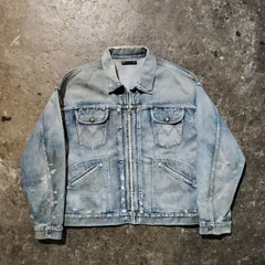MINEDENIM 24ss E.BF-ZP GJKT USS 2 マインデニム 2024ss ジップアップデニムジャケット ダメージ加工のサムネイル