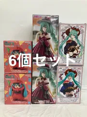 未開封 初音ミク ガンダム45周年 シャアザクぐるみ TrioTryItフィギュア お出かけドレス RedVer Wonderlandフィギュア 長靴を履いた猫 6個セット LF4C68 f107