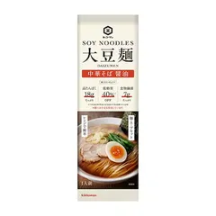 【佐乃屋】「12個」　キッコーマン 大豆麺 中華そば ゆず塩 92g ×12個×1箱　キッコーマン soy noodles 　ソイ　ヌードル　大豆のサムネイル