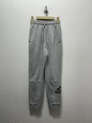 アディダス 起毛 ジョガーパンツ グレー M