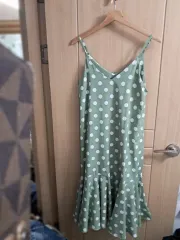 ミント色 ボンボン ロング ONE PIECE