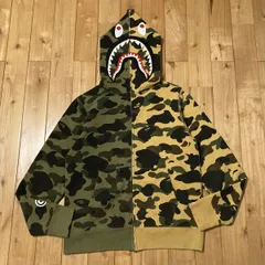 Separate shark full zip hoodie Sサイズ 1st camo a bathing ape BAPE シャーク パーカー エイプ ベイプ アベイシングエイプ 迷彩 yz05