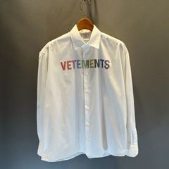 激レア・新品】VETEMENTS ヴェトモン Wシャツドッキング ビッグシャツ 