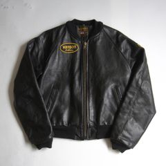 VANSON 9TJV バンソン レザージャケット ブルゾン ブラック 40 - メルカリ