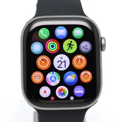 【楠本質店/元住吉】Apple/アップル　Apple Watch シリーズ11　46mm　GPSモデル　スペースグレイアルミニウムケース/ブラックスポーツバンド(M/L)　MEV44J/A【中古】