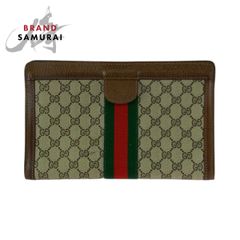 GUCCI グッチ ヴィンテージ オールドグッチ シェリーライン ベージュ