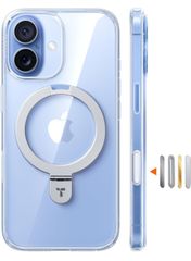TORRAS iPhone 17 케이스 마그넷식 MagSafe 대응 4 배군용 내충격 황변 없음 카메라 컨트롤 슬림 링 3in1 다기능 미끄럼 방지 Ostand Q1 Guardian 클리어