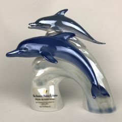 美品 サントリー サントリーマリンコレクション イルカ 陶器ボトル