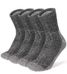 【即日発送】室内 消臭 吸汗 アウトドア 裏起毛 温かい靴下 スキー 防寒 登山用靴下 登山 ウールソックス 【極暖・極厚手・毛玉出来にくい】 キャンプ 冬用 厚手 スポーツソックス ウール メンズ 2足セット 靴下 [HASOME]