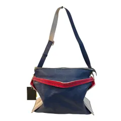 Plinio Visona プリニオヴィソナ ショルダーバッグ ネイビー