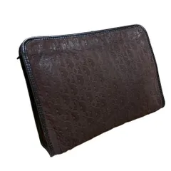 Christian Dior ディオール トロッター クラッチバッグ スエード