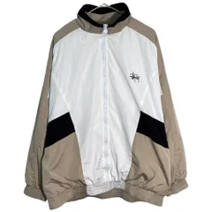 STUSSY ステューシー ウィンドブレーカージャケット ベージュ(レディース 10)中古 古着 X9869のサムネイル