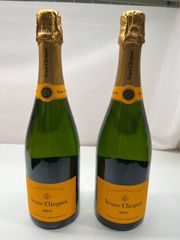 未開封 2本 Veuve Clicquot ヴーヴ クリコ イエロー ブリュット 12
