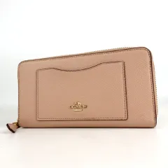 COACH コーチ ロゴ ラウンドファスナー長財布 レザー 15-421(6)