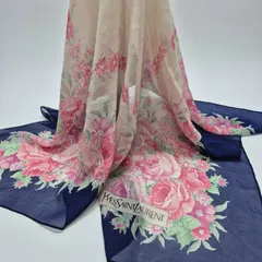 【used品】YVES SAINT LAURENT レディーススカーフ タグなし