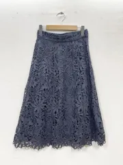 PROPORTION プロポーション ボディドレッシング レース 花柄 タイト スカート sizeM/ネイビー ■■レディース