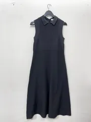 SIWEM シウム JADE KNIT DRESS ニットワンピース 襟付き フレア ノースリーブ ワンピース sizeS/チャコールグレー ■◆レディースのサムネイル