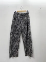美品 RADIATE ラディエイト 柄 ペイズリー ワイド パンツ sizeF/黒 ■■レディース