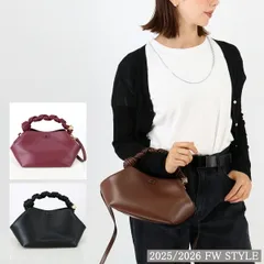 ■GANNI ガニー ハンドバッグ BOU BAG SMALL A5241 A5313　A5906 Black Burgundy Chocolate Fondant ブーバッグ ショルダーバッグのサムネイル