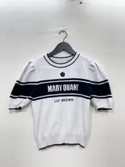 MARY QUANT マリークワント 半袖ニット カットソー sizeF/白 ■◆レディースのサムネイル