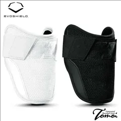 【自分の腕にフィット】 エボシールド　EVOSHIELD　カスタムフィット　エルボーガード　WTV62JP　打者用防具　左右兼用　ホワイト　ブラック　高校野球対応のサムネイル