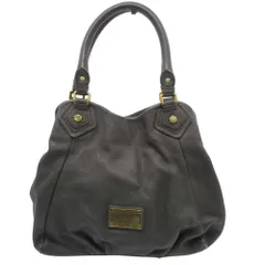 MARC BY MARC JACOBS マークバイマークジェイコブス トートバッグ 肩掛け ショルダーバッグレザー Classic Q グレー  レディース 【中古】