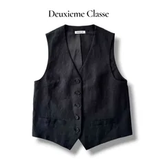 ベスト+ジレ Deuxieme Classe Vest Wクロス ロングベスト（ジレ）｜Deuxieme Classe（ドゥーズィエム