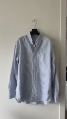 UNIQLO ユニクロ オックスフォード Oxford シャツ ストライプ XL