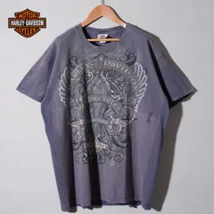 ハーレーダビッドソン Harley Davidson Tシャツ XL 相当 00s グレー フェード カナダ バイカー アメカジ ヴィンテージ Vintage アメカジ 雰囲気系 古着 Harley-Davidson K4010