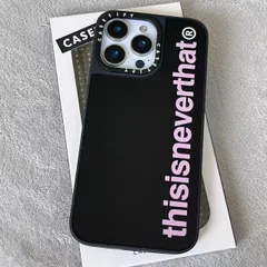 大人気 iPhoneケース 鏡面 ケースティファイ thisisneverthatのスター同款 CASETiFY耐衝撃 きょうめんスマホケース iPhone16/16pro/16Pro Max/iphone15/iphone14/13/12/11