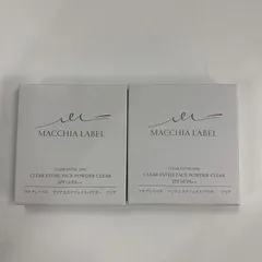 K2825 K Macchia Label マキアレイベル クリアエステフェイスパウダー クリア レフィル 10g 計2点セットのサムネイル