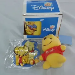 ディズニー くまのプーさん マグカップ＆ぬいぐるみ・メモ帳 セットB-67