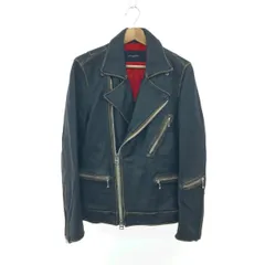 nano universe ナノユニバース ダブルライダースジャケット M     ブラック メンズ / 241007003589