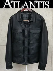 CHROME HEARTS 銀座店 クロムハーツ WHIPLASH ホースレザー ジャケット メンズ レザー SV925 size:XL 黒 103007のサムネイル