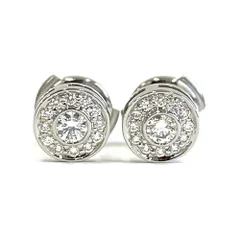 ティファニー　TIFFANY&Co　サークレット　ミニ　ピアス　Pt950　ダイヤ　ピアスのサムネイル