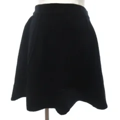 マークバイマークジェイコブス MARC by MARC JACOBS ミニ スカート フレア ウール M1122642 黒 XS ■GY14のサムネイル