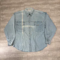90's ヴィンテージ Gianni Versace ジャンニヴェルサーチ メデューサボタン デニムシャツのサムネイル
