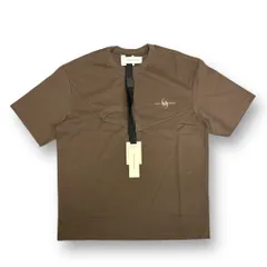 参考上代24200円 未使用 Feng Chen Wang 2-In-1 Tee Brown  Tシャツ 半袖カットソー フェンチェンワン FMS17TS02 ブラウン M （77505A）のサムネイル