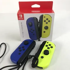 【中古品】 Nintendo Switch ニンテンドー スイッチ ジョイ コントローラー ジョイコン Joy-Con (L) ブルー (R) ネオンイエロー 【024-260422-mh-11-fuz】