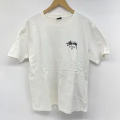 STUSSY ステューシー  S/S TEE Tシャツ Lサイズ ホワイト ※中古