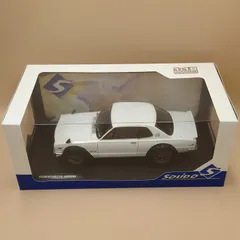 1/18 日産 スカイライン C10 ハコスカ ホワイト 1970 SOLIDOのサムネイル
