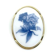 美品】ロイヤルコペンハーゲン／フローラダニカ ブローチ／ビオラ