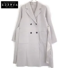 BLUE LABEL CRESTBRIDGE ブルーレーベルクレストブリッジ 24年製 ﾗｲﾄｸﾞﾚｰ ｸﾚｽﾄﾌﾞﾘｯｼﾞﾁｪｯｸﾄｰﾅﾙﾘﾊﾞｰﾌｪｲｽﾛﾝｸﾞｺｰﾄ 36