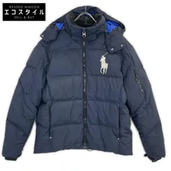 POLO RALPH LAUREN ポロ ラルフローレン 710585152002 ﾈｲﾋﾞｰ ﾋﾞｯｸﾞﾎﾟﾆｰ ﾀﾞｳﾝｼﾞｬｹｯﾄ L