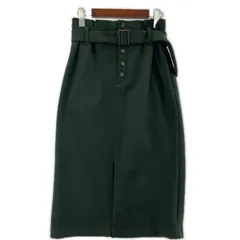 MAJESTIC LEGON マジェスティックレゴン タイト ロングスカート sizeM/グリーン系