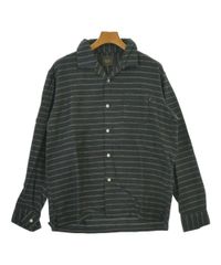 メ*8様 RATS チェックシャツ オープンカラー ホワイト ブラック L