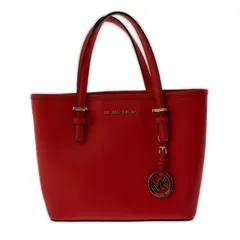 MICHAEL KORS マイケルコース チャーム付きハンドバッグ/レッド
